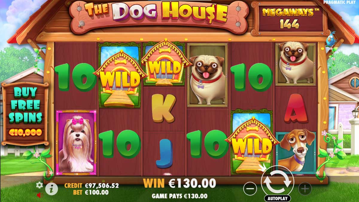 The Dog House Megaways slot machine game